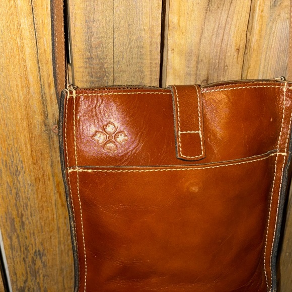 Patricia Nash Brown Leather Satchel - Picture 6 of 7